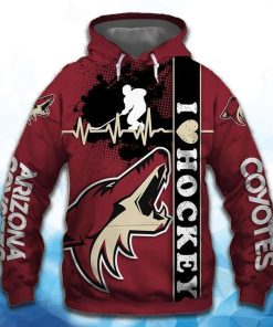 Arizona Coyotes All Over Print Hoodie