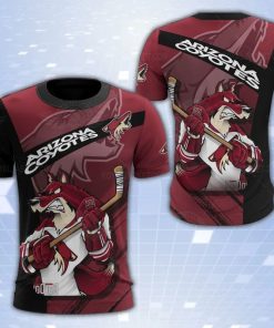 Arizona Coyotes Mascot 3D Print T-Shirt
