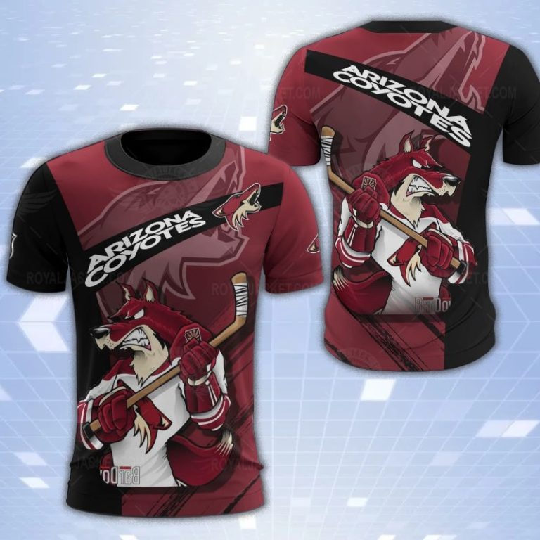 Arizona Coyotes Mascot 3D Print T-Shirt