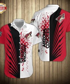 Arizona Coyotes Short Sleeve Button Up Shirt