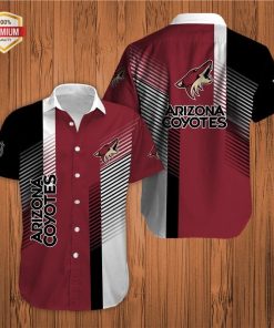 Arizona Coyotes Team AOP Short Sleeve Button Shirt
