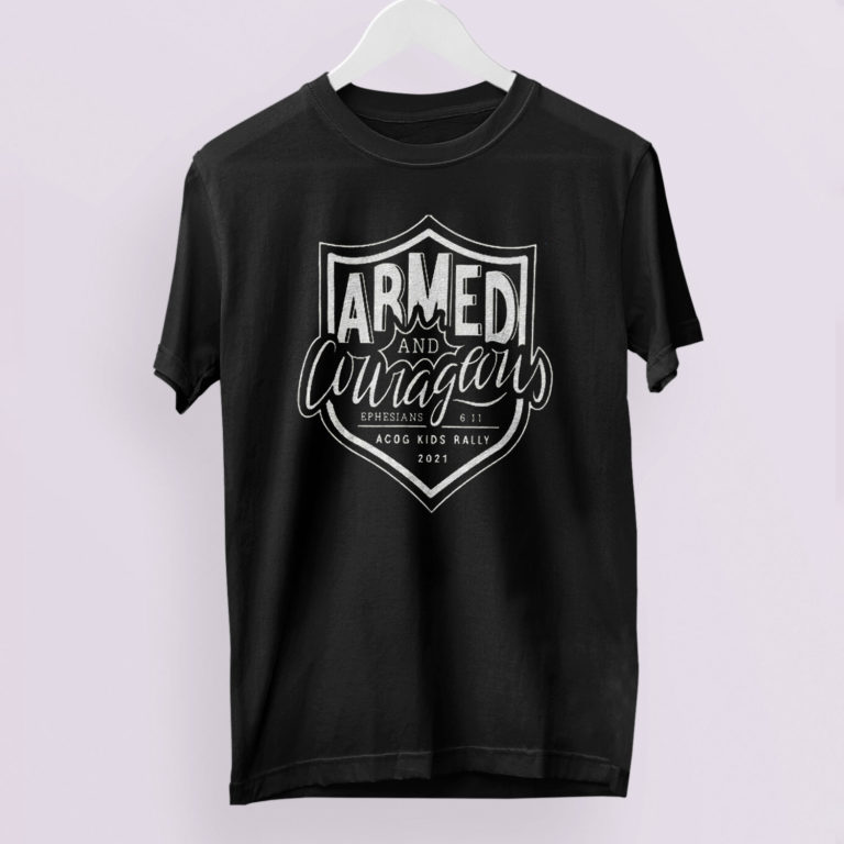 Armed and Courageous ACOG Kids Rally 2021 T-Shirt