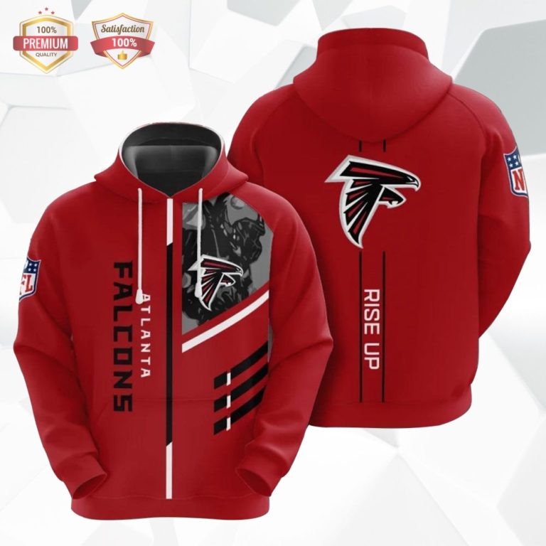 Atlanta Falcons Rise Up 3D Print Hoodie
