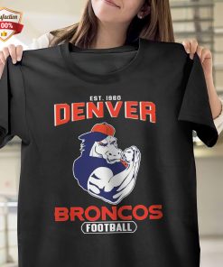 Awesome Est 1960 Denver Broncos Football T-Shirt