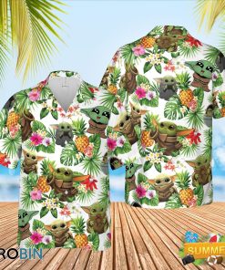 Baby Yoda Hawaiian Shirt Aloha Shirt