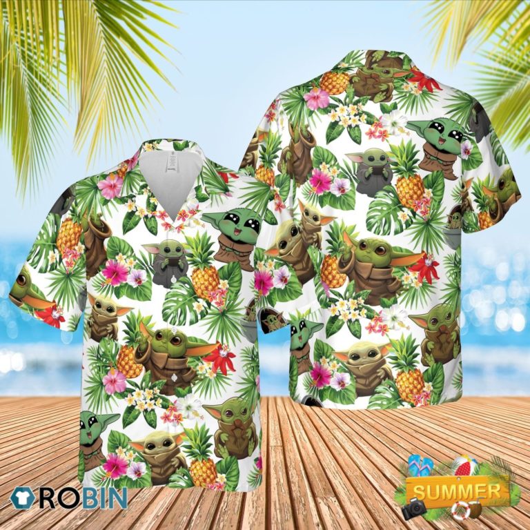 Baby Yoda Hawaiian Shirt Aloha Shirt