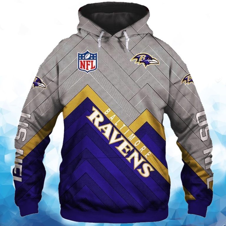 Baltimore Ravens All Over Print Hoodie