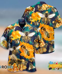 Bee Colorful Hawaii Shirt Aloha Shirt