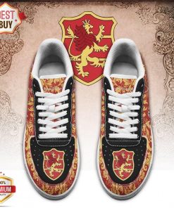 Black Clover Magic Knights Squad Crimson Lion Anime Custom Air Force 1 Shoes