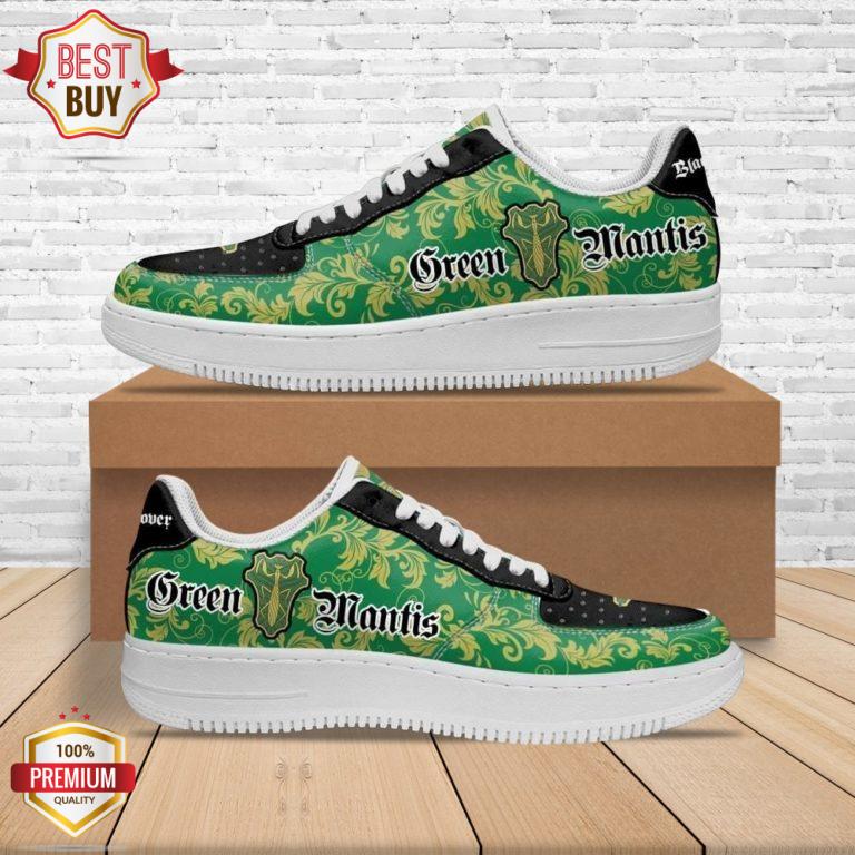 Black Clover Magic Knights Squad Green Mantis Anime Sneakers – Custom AF 1 Shoes