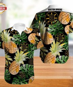 Boston Bruins Hawaiian Shirt, Hawaiian Beach Shirt Short Sleeve