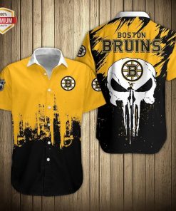 Boston Bruins Short Sleeve Button Up Shirt Boston Bruins Short Sleeve Button Up Shirt