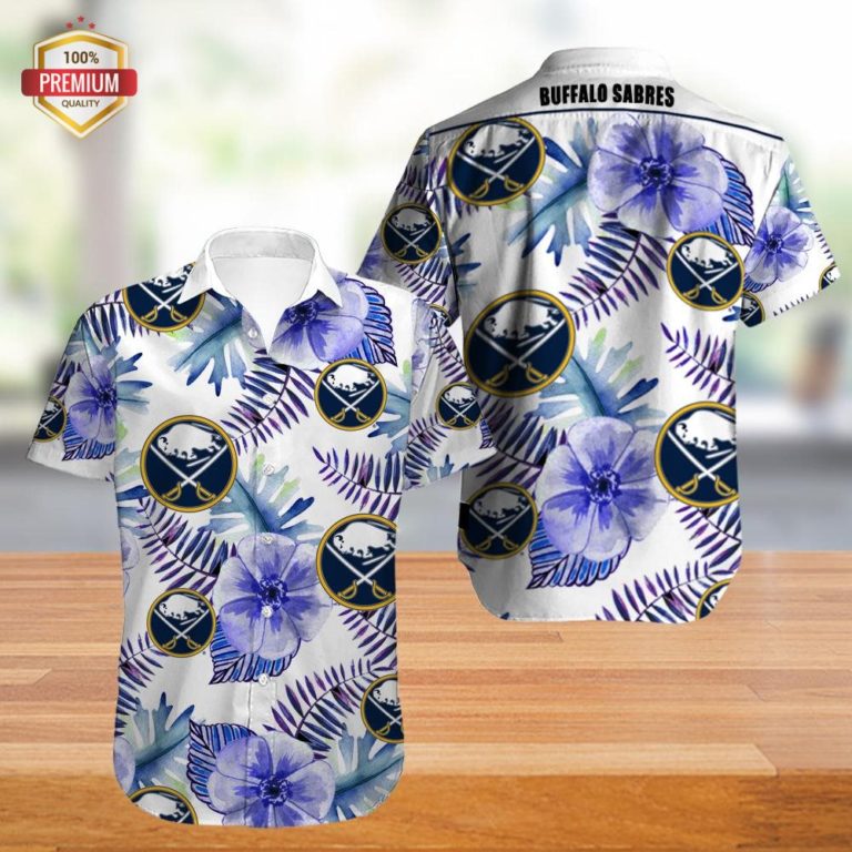 Buffalo Sabres Aloha Shirt, Hawaiian Beach Shirt Short Sleeve