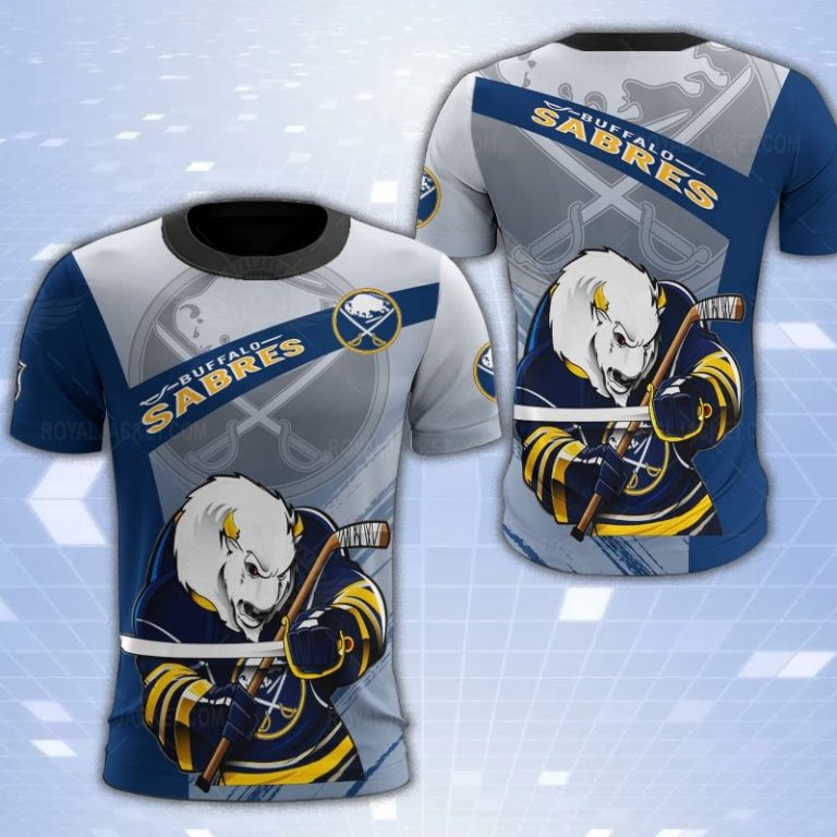 Buffalo Sabres Mascot 3D Print T-Shirt
