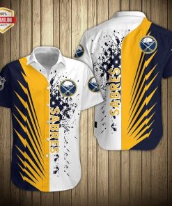 Buffalo Sabres Short Sleeve Button Up Shirt Buffalo Sabres Short Sleeve Button Up Shirt