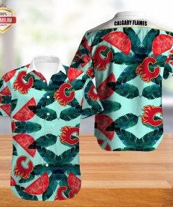 Calgary Flames Aloha Shirt, Hawaiian Beach Shirt Short Sleeve Calgary Flames Aloha Shirt, Hawaiian Beach Shirt Short Sleeve