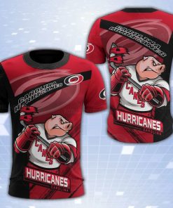 Carolina Hurricanes Mascot 3D Print T-Shirt