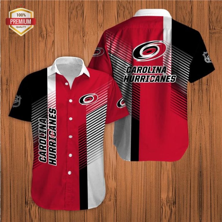 Carolina Hurricanes Short Sleeve Button Up Shirt