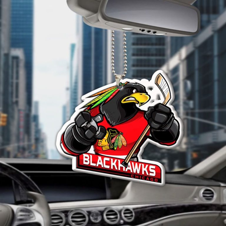 Chicago Blackhawks Mascot Acrylic Car Ornament
