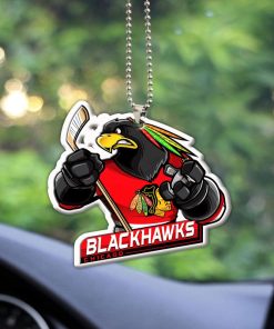 Chicago Blackhawks Mascot Acrylic Car Ornament Chicago Blackhawks Mascot Acrylic Car Ornament