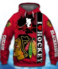 Chicago Blackhawks All Over Print Hoodie