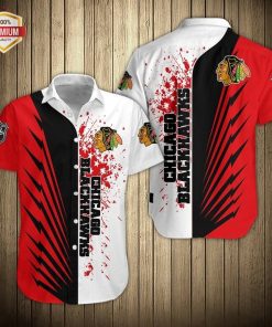 Chicago Blackhawks Short Sleeve Button Up Shirt Chicago Blackhawks Short Sleeve Button Up Shirt