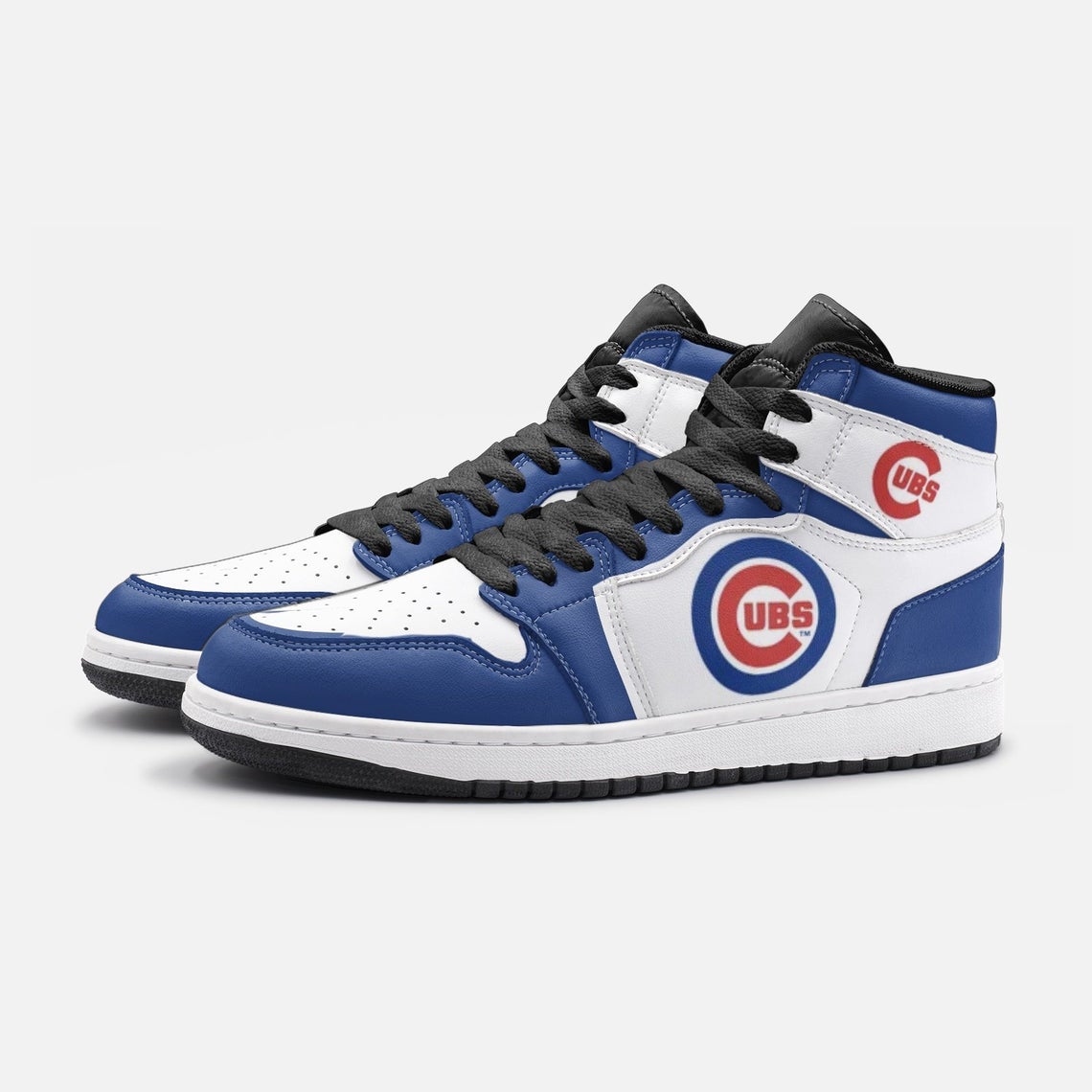 Chicago Cubs Team Custom Jordan 1 High Sneakers - RobinPlaceFabrics