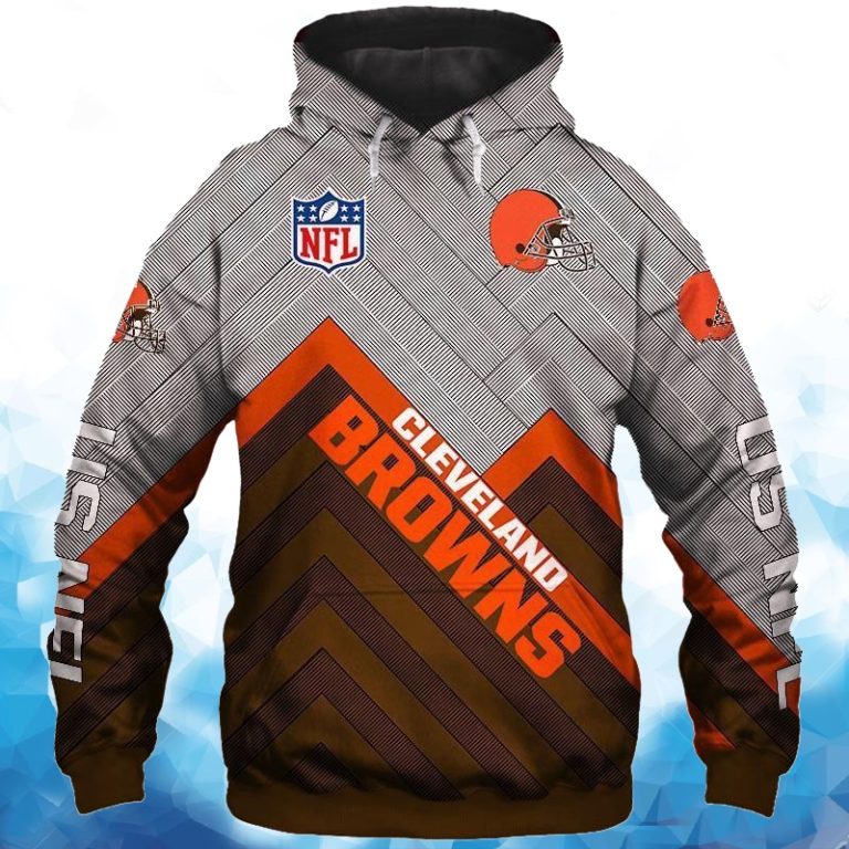 Cleveland Browns All Over Print Hoodie