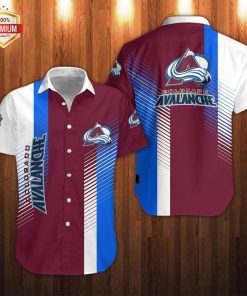 Colorado Avalanche AOP Button Up Shirt