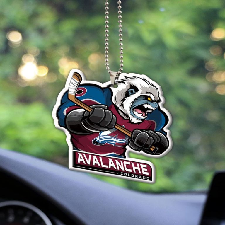 Colorado Avalanche Mascot Acrylic Car Ornament