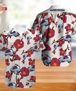 Colorado Avalanche Hawaiian Shirt, Hawaiian Beach Shirt Short Sleeve Colorado Avalanche Hawaiian Shirt, Hawaiian Beach Shirt Short Sleeve