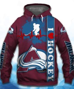 Colorado Avalanche All Over Print Hoodie Colorado Avalanche All Over Print Hoodie
