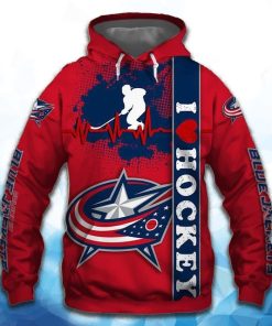 Columbus Blue Jackets 3D All Over Print Hoodie