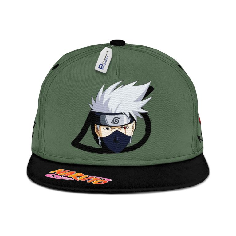 Cool Kakashi Snapback Hat Custom Naruto Anime Hat