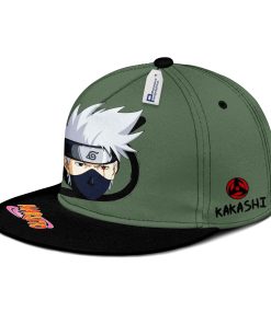 Cool Kakashi Snapback Hat Custom Naruto Anime Hat