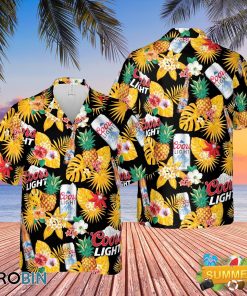 Coors Light Beer Tropical Hawaiian Shirt, Aloha Shirt