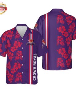 Crown Royal Canadian Whisky Hawaii Floral, Hawaiian Beach Shirt Short Sleeve Crown Royal Canadian Whisky Hawaii Floral, Hawaiian Beach Shirt Short Sleeve