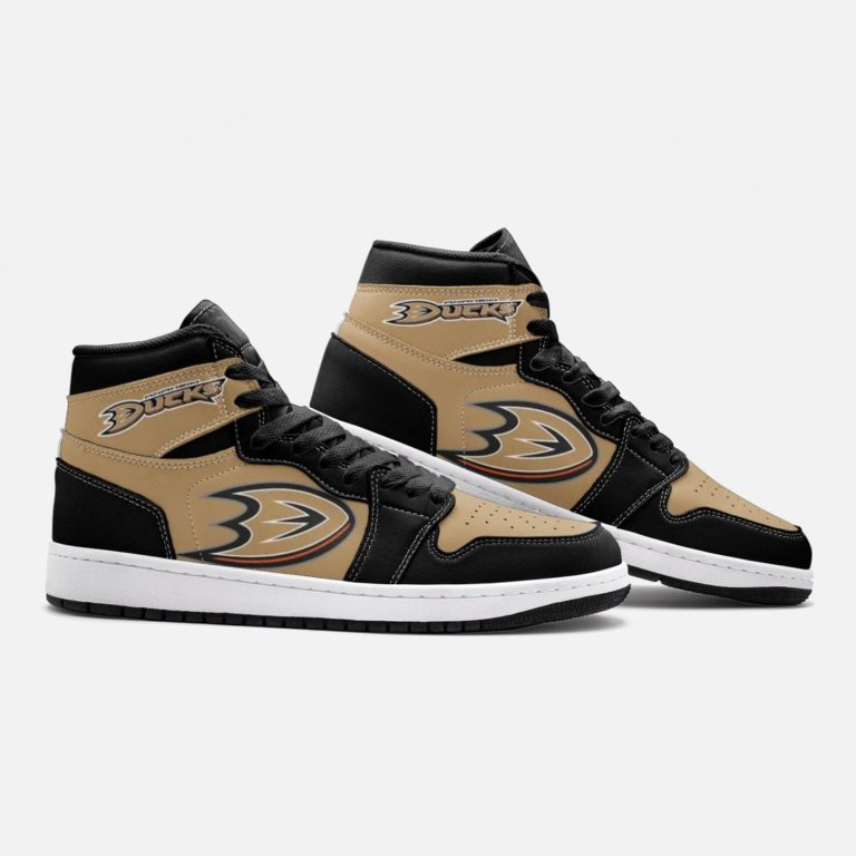 Custom Anaheim Ducks Jordan 1 Sneakers Boots