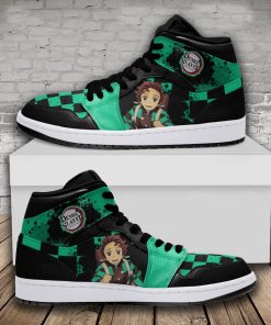 Custom Kimetsu No Yaiba Tanjiro JD1 High Shoes