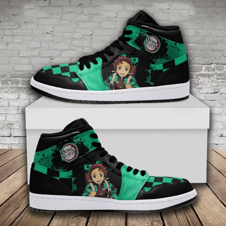 Custom Kimetsu No Yaiba Tanjiro JD1 High Shoes