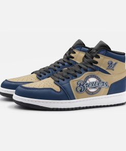 Custom Milwaukee Brewers Air Jordan Sneakers – Custom Shoes Custom Milwaukee Brewers Air Jordan Sneakers – Custom Shoes