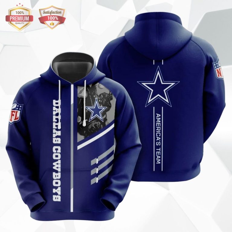 Dallas Cowboys America’s Team 3D Print Hoodie