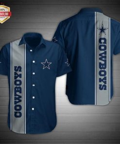 Dallas Cowboys Football Team AOP Button Up Shirt