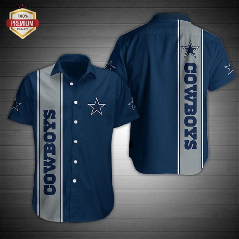 Dallas Cowboys Football Team AOP Button Up Shirt