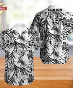 Dallas Stars Hawaiian Shirt, Hawaiian Beach Shirt Short Sleeve