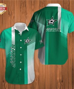 Dallas Stars Team AOP Short Sleeve Button Shirt