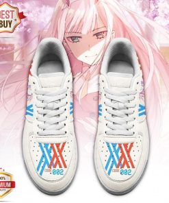 Darling In The Franxx Code 002 Zero Two Anime Custom Air Force 1 Sneakers Darling In The Franxx Code 002 Zero Two Anime Custom Air Force 1 Sneakers