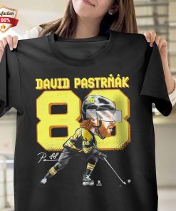 David Pastrnak Boston Hockey Signature T-Shirt