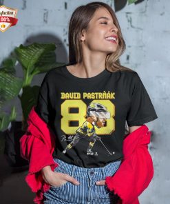David Pastrnak Boston Hockey Signature T-Shirt