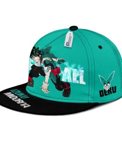 Deku Hat Cap One For All My Hero Academia Anime Snapback Hat